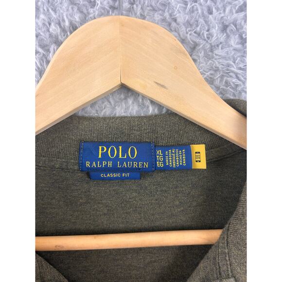 Polo Ralph Lauren Classic Fit Polo Shirt Olive Green XL - Picture 8 of 9